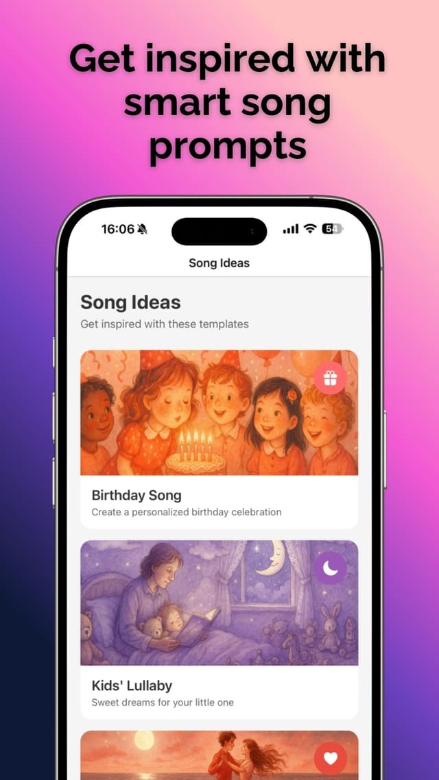 AI Singer App Screenshot 4 - Share and Export